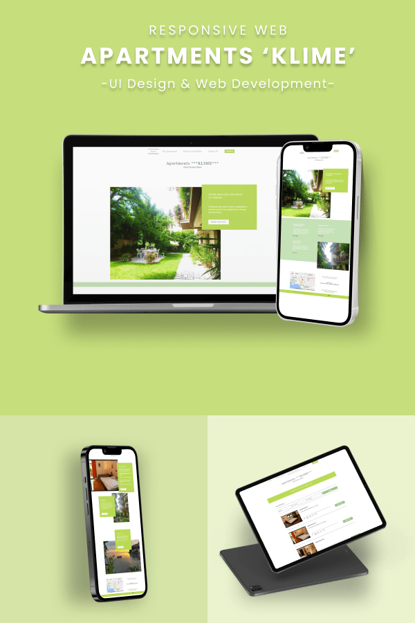 Apartments Klime - Responsive Web Design